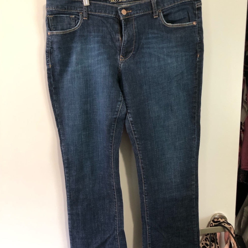 Old Navy Blue The Sweetheart - Straight Leg Jeans with Natural Stretch